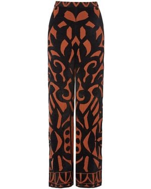 Temperley London Jani パンツ - ブラウン