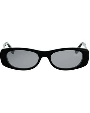Fendi Ff Rectangle-Frame Sunglasses - Black