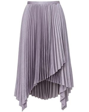 BOSS Asymmetrischer Faltenrock - Lila