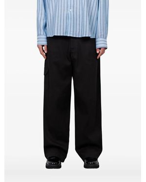 Vous Décidez Pantaloni A Gamba Ampia - Nero
