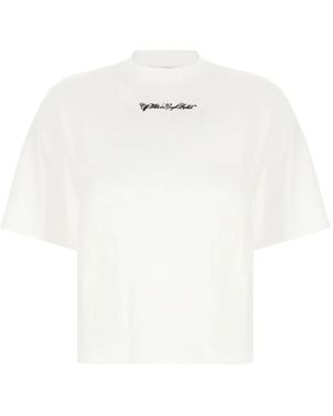 Off-White c/o Virgil Abloh Cotton T-Shirt - White