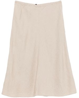 Eileen Fisher Aライン リネンスカート - ナチュラル