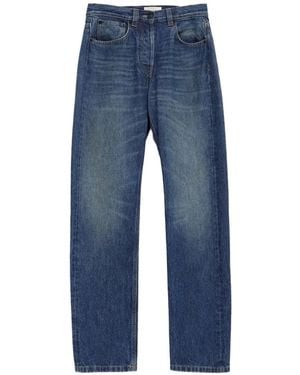The Row Daciana Denim Cotton Jeans - Blue