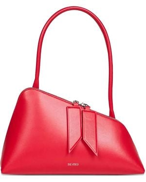 The Attico Small Sunrise Shoulder Bag - Red