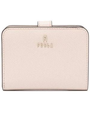 Furla Logo-Lettering Leather Wallet - Pink