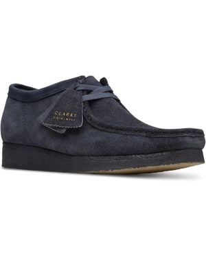 Clarks Wallabee Desert Boots - Blue
