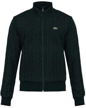 Lacoste Paris Monogram-Jacquard Track Jacket - Black