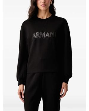 ARMANI EXCHANGE Sudadera De Manga Larga - Negro