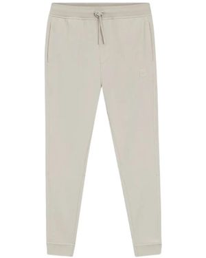 BOSS Drawstring Track Trousers - White