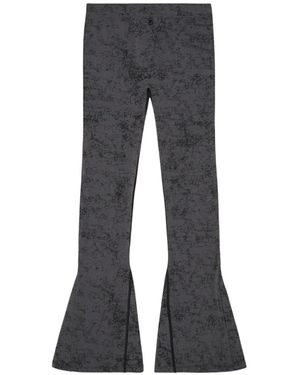 DIESEL Fared Printed Leggings - Grey