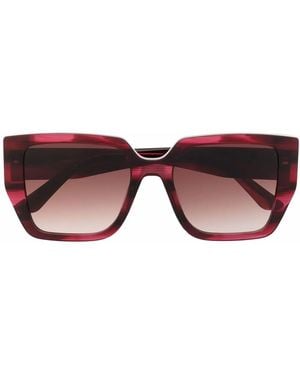 KARL LAGERFELD Oversized Sunglasses - Red