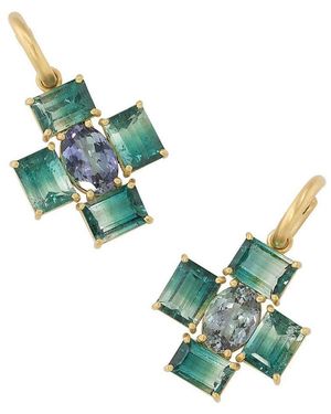 Irene Neuwirth 18Kt Gemmy Gem Earrings - Green