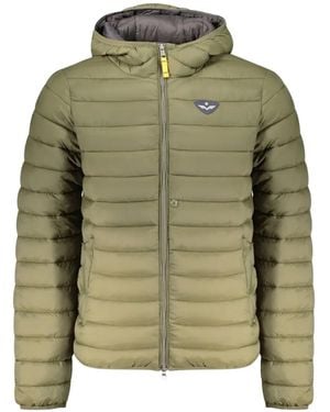 Armata Di Mare Logo-Patch Hooded Jacket - Green