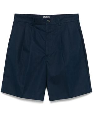 Bally Bermuda Con Pieghe - Blu