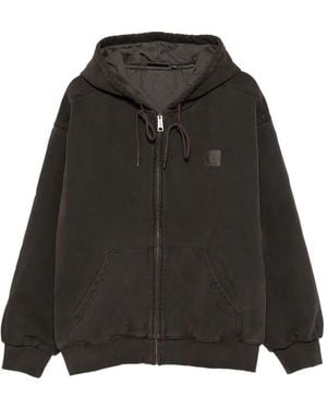 Carhartt Vista Garment-Dyed Hoodie - Black