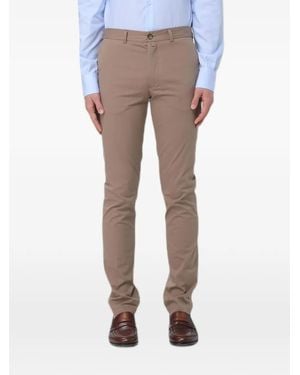 Brooksfield Slim-Fit Chino Pants - Gray