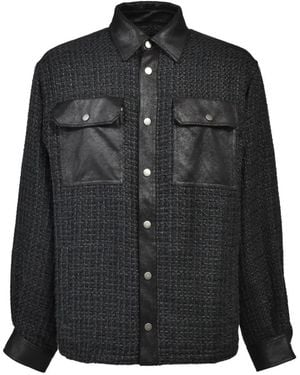 BREATH Pocket Panel Shirt - Black