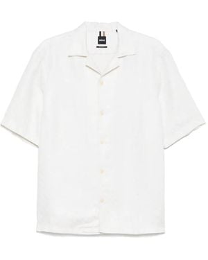 BOSS Camp-Collar Shirt - White
