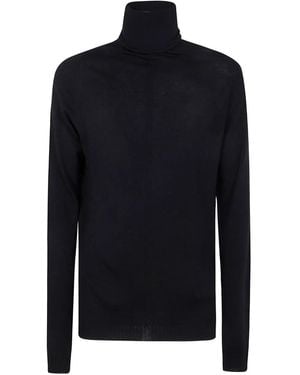 MD75 Top A Collo Alto - Blu