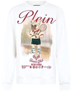 Philipp Plein New York Tennis Sweatshirt - White