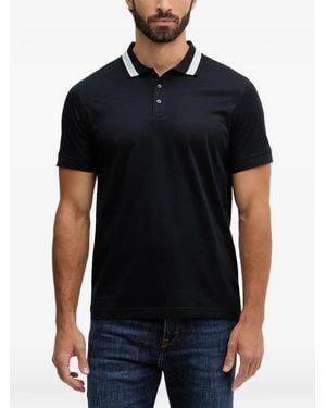 KARL LAGERFELD Logo-Detail Polo Shirt - Black