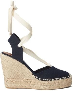 Polo Ralph Lauren Wedge Espadrilles - Blue