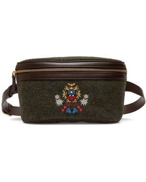 Bally Gürteltasche Mit Alpine Flower-Stickerei - Schwarz