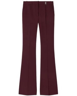 Versace Pantalones Con Apliques - Morado
