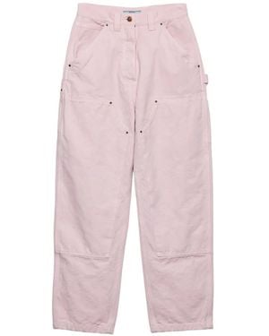 Prada Logo-Detail Pants - Pink
