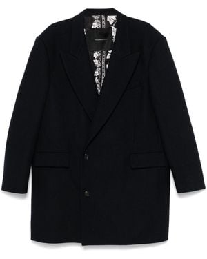 FEDERICO CINA Double Coat - Black