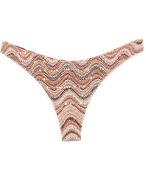 MC2 Saint Barth Bikinihöschen Mit Pailletten - Pink