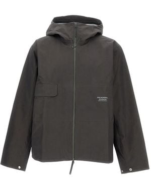 Pas Normal Studios Hooded Pocket Jacket - Grigio