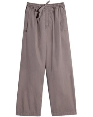 Lemaire Pantalon À Lien De Resserrage - Grey