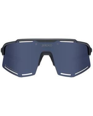 Briko Lunettes De Soleil Sharp Lite À Monture Couvrante - Bleu