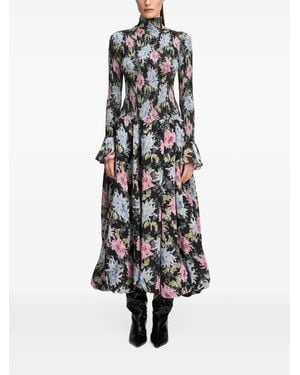 Cinq À Sept Ikat Dahlia Ismene Midi Dress - White