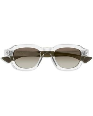 Saint Laurent Lunettes De Soleil À Monture Carrée - Multicolore