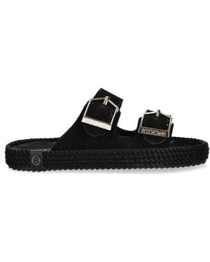 Bohonomad Sidney Buckle-Fastening Rope-Detail Espadrilles - Black