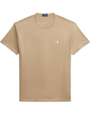 Polo Ralph Lauren Polo Pony-Embroidered T-Shirt - Natural
