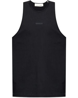Fear Of God Logo-Plaque Tank Top - Black
