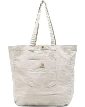 Carhartt Pocket Detail Tote Bag - White