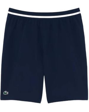Lacoste X Novak Djokovic Elasticated Track Shorts - Blue