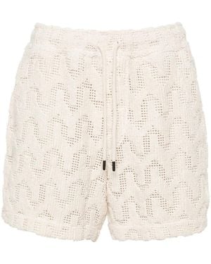 Oas Atlas Mid-Rise Deck Shorts - Natural