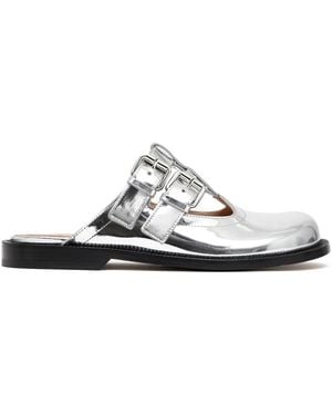 Loewe Campo Mary Jane Mule - White