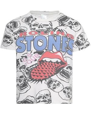 Earthling VIP Rolling Stones Skull Graphic T-Shirt - White