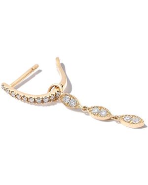 KIMAI 18kt Yellow Gold Cleo Diamond Drop Earring - Metallic