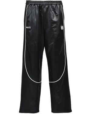 BREATH Piped Track Trousers - Black