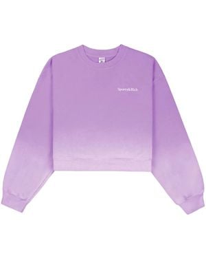 Sporty & Rich ディップダイ スウェットシャツ - パープル