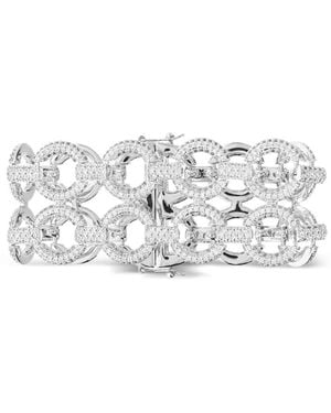 Self-Portrait Crystal-Embellished Chain Bracelet - White