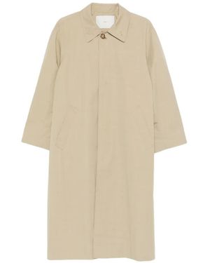 DUNST Abrigo con botones - Neutro