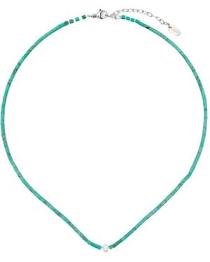 COLLANINE COLORATE Beaded Pearl-Embellished Necklace - Metallic
